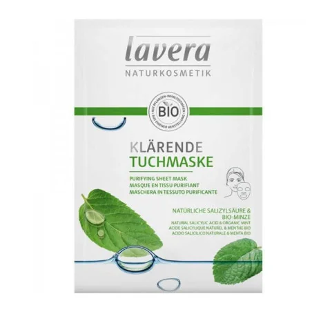 Masque en Tissu Purifiant Bio - LAVERA Pure Beauty