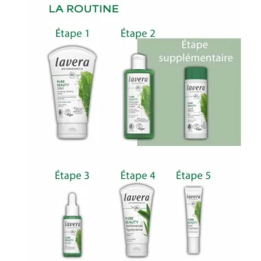 Lotion Nettoyante Clarifiante Bio - LAVERA Pure Beauty