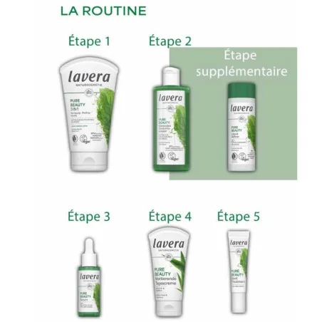 Lotion Nettoyante Clarifiante Bio - LAVERA Pure Beauty