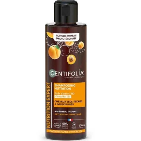 Shampoing Nutrition Cheveux Secs Bio - CENTIFOLIA