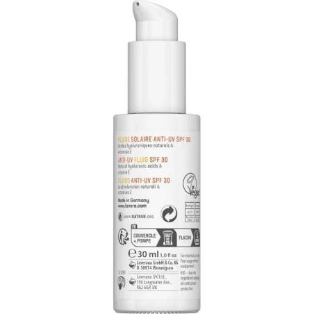 Fluide Solaire Anti-UV SPF 30 Bio - LAVERA