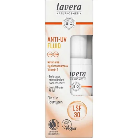 Fluide Solaire Anti-UV SPF 30 Bio - LAVERA