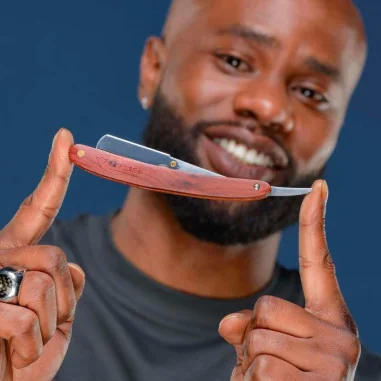 Shavette Barbe - Rasoir du Barbier Bois - SAPIENS Barber