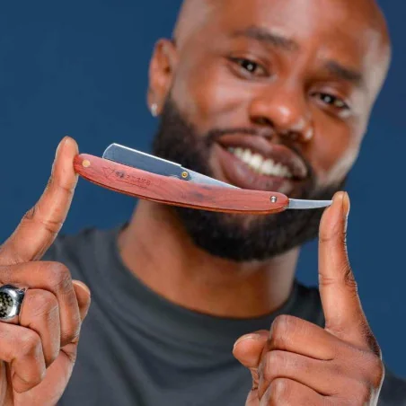 Shavette Barbe - Rasoir du Barbier Bois - SAPIENS Barber