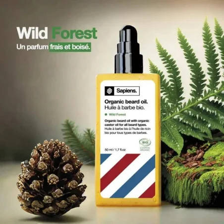 Huile à Barbe Bio Huile de Ricin - SAPIENS