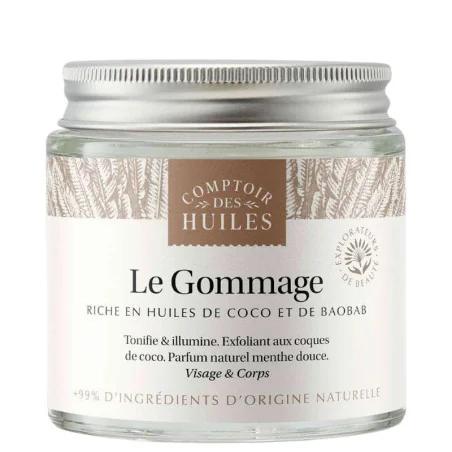 Gommage Coco - Exfoliant Visage & Corps Bio - COMPTOIR des HUILES