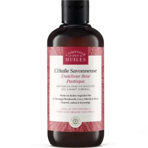 Huile de Douche Savonneuse Bio Rose Pastèque - COMPTOIR des HUILES