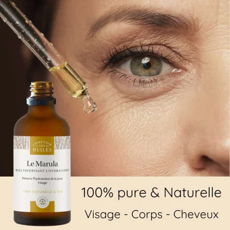 Huile de Marula Bio - Visage & Cheveux - COMPTOIR des HUILES