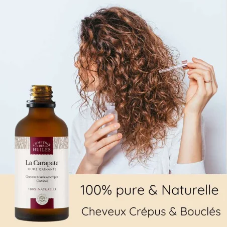 Huile de Carapate Cheveux - Pure & Naturelle - COMPTOIR des HUILES