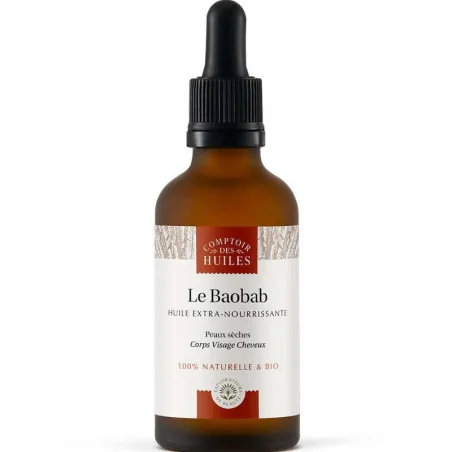 Huile de Baobab Bio - Visage, Corps & Cheveux - COMPTOIR des HUILES