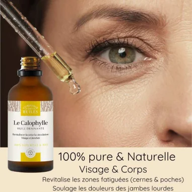 Huile de Calophylle Bio - Visage & Anti-Cernes - COMPTOIR des HUILES