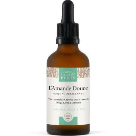 Huile Amande Douce Bio - COMPTOIR des Huiles - 50 ml
