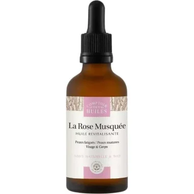 Huile de Rose Musquée Bio - Revitalisante - COMPTOIR des HUILES