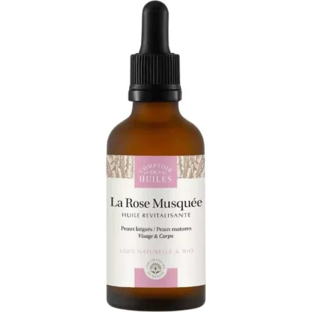 Huile de Rose Musquée Bio - Revitalisante - COMPTOIR des HUILES