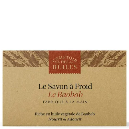 Savon Le Baobab Saponifié à Froid Bio - COMPTOIR des HUILES