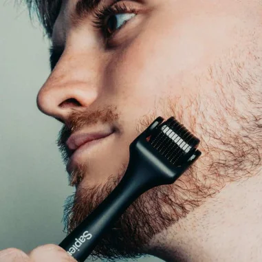 Dermaroller Barbe & Cheveux + Spray Désinfectant - SAPIENS Barber