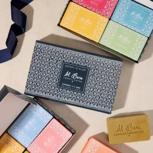 Coffret Douceur 4 Savons d'Alep Parfumés - AL BARA