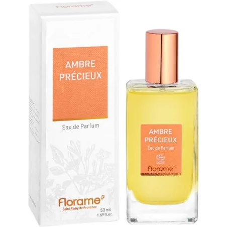 Eau de Parfum Ambre Précieux Bio - FLORAME - 50 ml