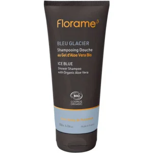 Gel Douche Shampoing 2 en 1 Bleu Glacier Bio - FLORAME