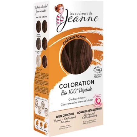 Coloration Végétale Bio - Noisette, Châtain, Brun - COULEURS de Jeanne