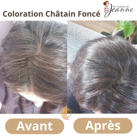 Coloration Végétale Bio - Noisette, Châtain, Brun - COULEURS de Jeanne