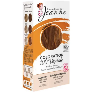 Coloration Végétale Bio - Noisette, Châtain, Brun - COULEURS de Jeanne