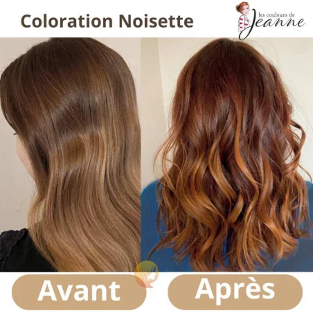 Coloration Végétale Bio - Noisette, Châtain, Brun - COULEURS de Jeanne