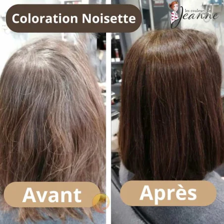 Coloration Végétale Bio - Noisette, Châtain, Brun - COULEURS de Jeanne