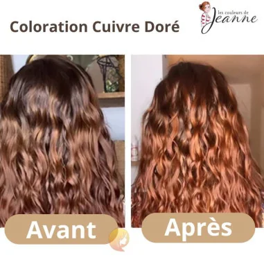 Coloration Végétale Bio - Cuivré & Acajou - Les COULEURS de Jeanne