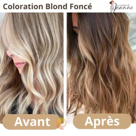 Coloration Végétale Bio & Naturelle Blond - Les COULEURS de Jeanne