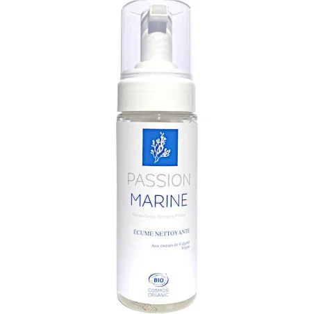 Mousse Ecume Nettoyante Visage Algues Marines Bio - PASSION MARINE