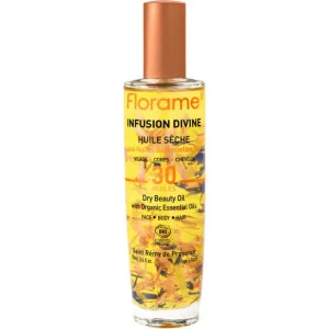 Huile Sèche Infusion Divine Bio FLORAME - Visage, Corps & Cheveux