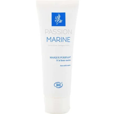 Masque à la Boue Purifiant Visage - Boue Marine Bio - PASSION MARINE