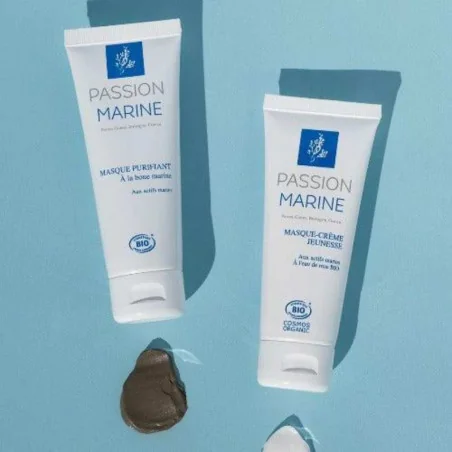 Masque à la Boue Purifiant Visage - Boue Marine Bio - PASSION MARINE