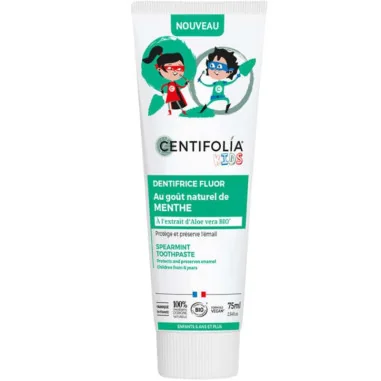 Dentifrice Enfant Fluor Menthe Bio - CENTIFOLIA