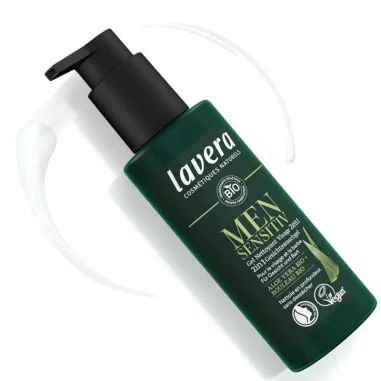 Gel Nettoyant Visage Homme 2 en 1- LAVERA Men Sensitiv