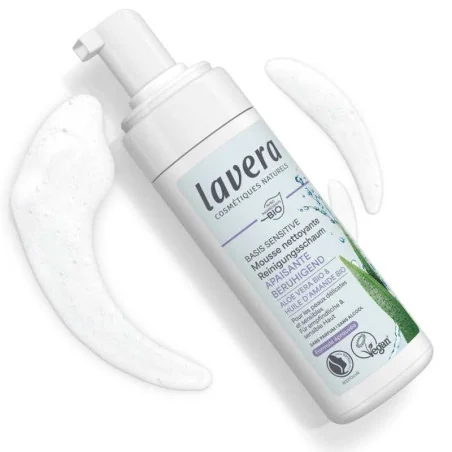 Mousse Nettoyante Peau Sensible Bio - LAVERA Basis Sensitiv