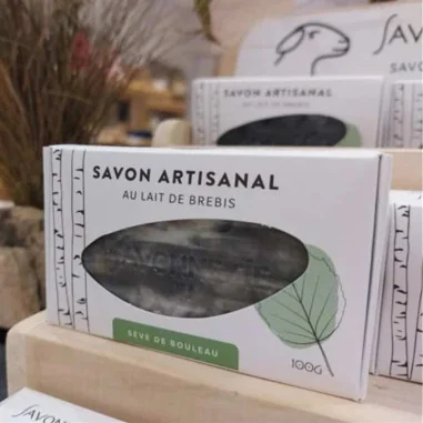 Savon Lait de Brebis Sève de Bouleau - SAVONNERIE du Larzac