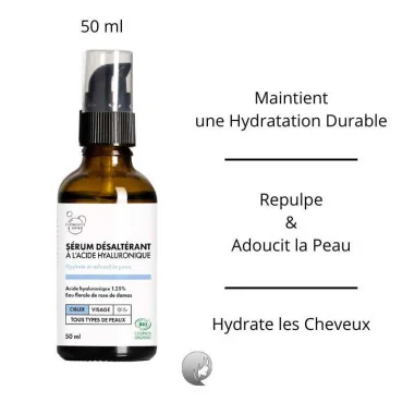 Sérum Désaltérant Acide Hyaluronique - CLÉMENCE & VIVIEN
