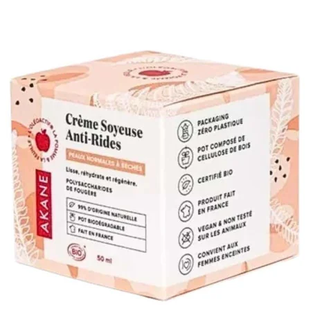 Crème Soyeuse Anti-Rides Bio - AKANE Skincare