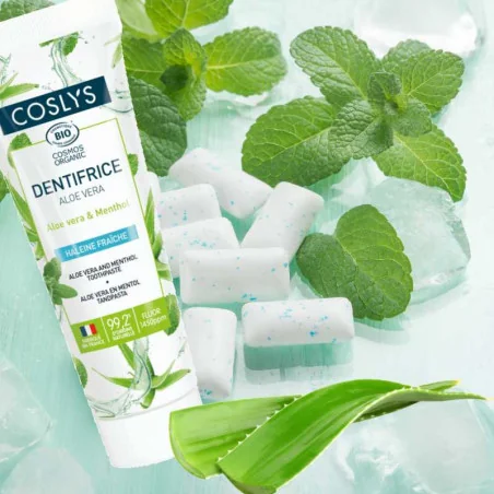 Dentifrice Fluor Haleine Fraîche Bio - COSLYS