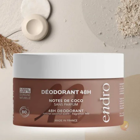 Déodorant Baume 48H Coco Bio - ENDRO Cosmétiques