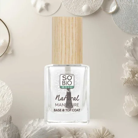 Base Vernis à Ongles & Top Coat Naturel Transparent - SO'BIO étic