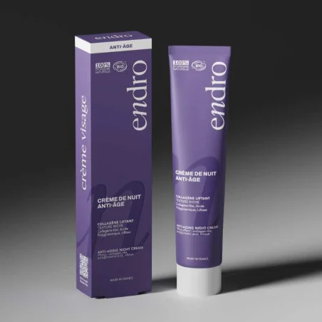 Crème Lifting Visage Nuit au Collagène Végétal - ENDRO Cosmétiques