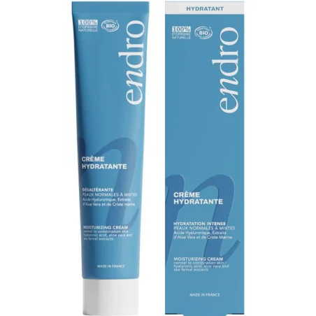 Crème Visage Hydratante Bio Acide Hyaluronique - ENDRO Cosmétiques