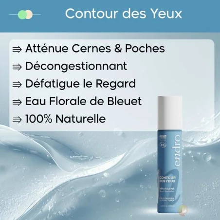 Contour des Yeux Anti-Âge Bio - ENDRO - Anti-Poches & Anti-Cernes