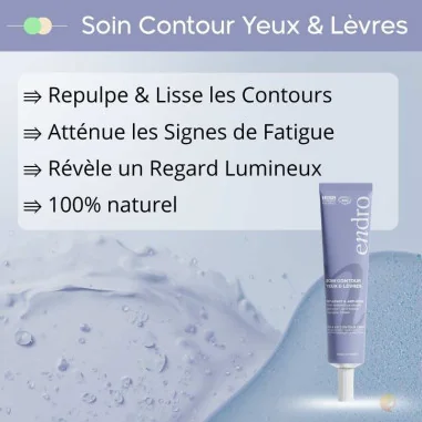 Soin Contour Yeux et Lèvres Bio Anti-Rides - ENDRO