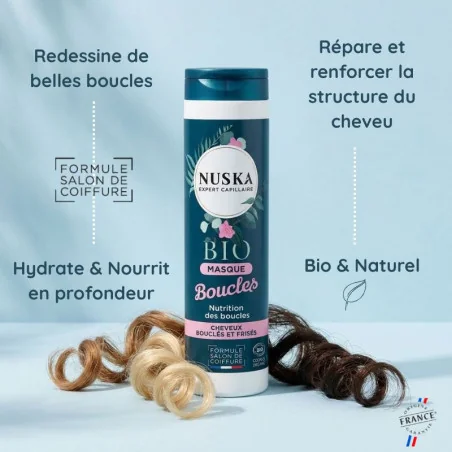 Masque Bio Cheveux Bouclés & Frisés - NUSKA