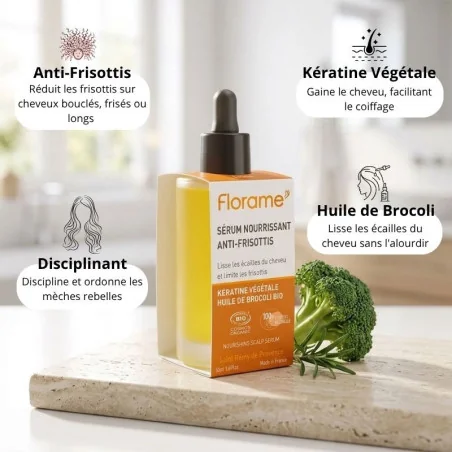 Sérum Anti Frisottis Bio - FLORAME