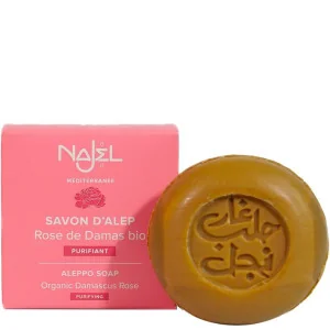 Savonnette d'Alep Rose de Damas - NAJEL
